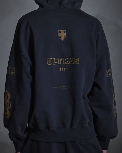 Ultras Oversized Hoodie - Black