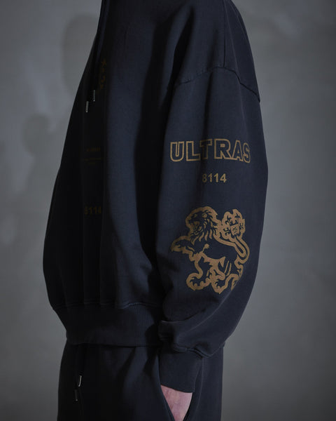 Ultras Oversized Hoodie - Black