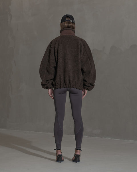 Fleece Jacket - Dark Brown