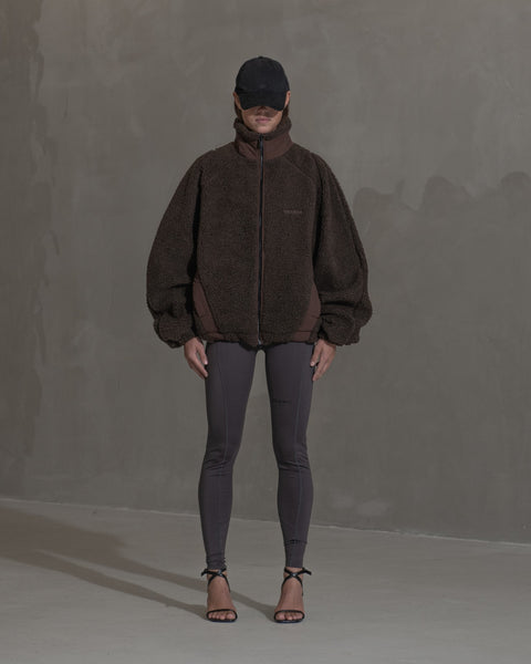 Fleece Jacket - Dark Brown