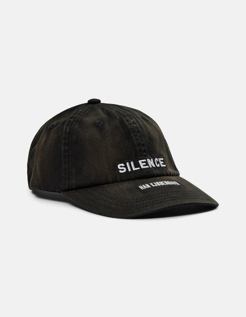 Silence Logo Baseball Cap - Anthracite Black