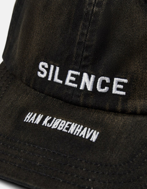 Silence Logo Baseball Cap - Anthracite Black