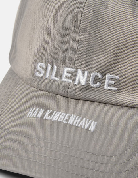 Silence Logo Baseball Cap - Steel Grey