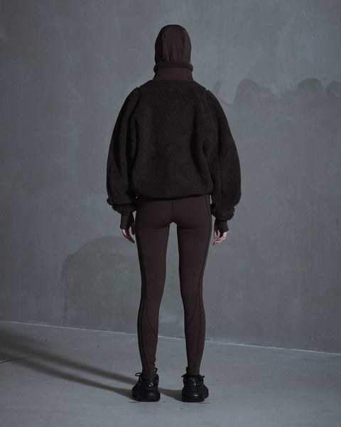 Fleece Jacket - Coffe Brown