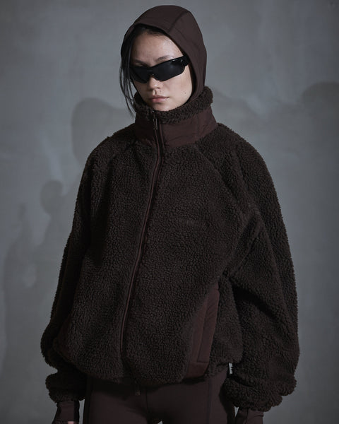 Fleece Jacket - Coffe Brown