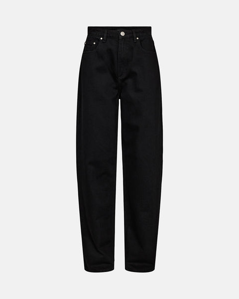 Relaxed Denim Jeans - Black Tint
