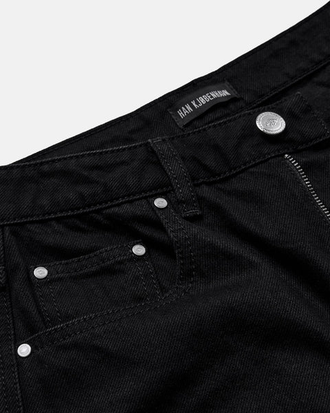 Relaxed Denim Jeans - Black Tint