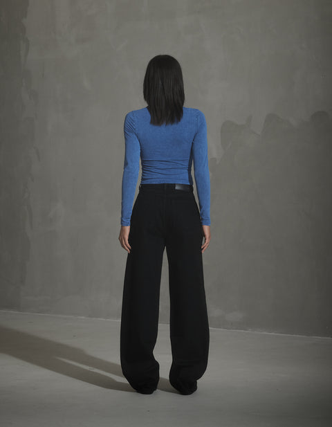 Relaxed Denim Jeans - Black Tint