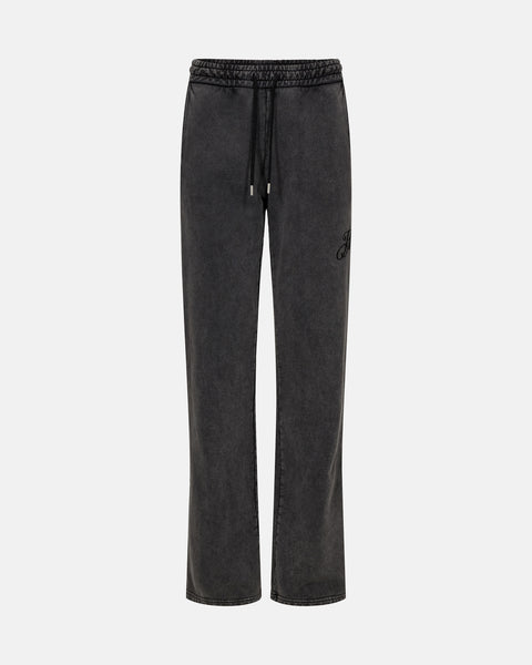 Monogram Jersey Trousers - Dark Grey