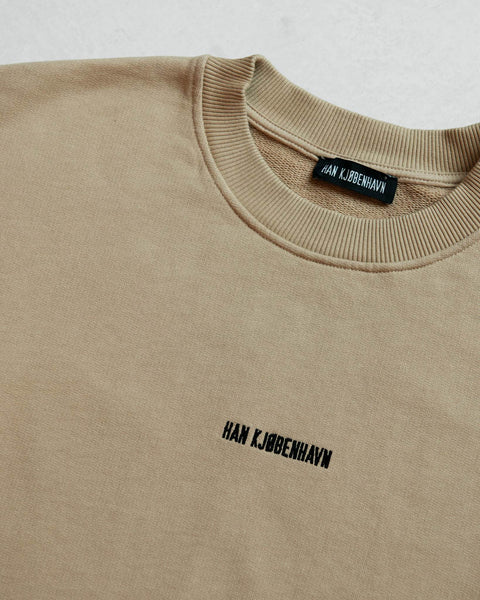 Daily Oversized Crewneck - Sand