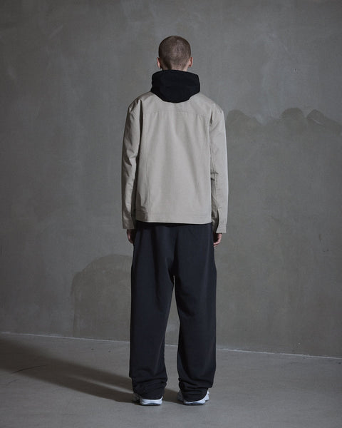 Technical Boxy Jacket - Stone Grey