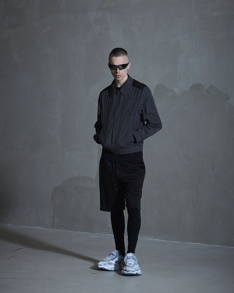 Elasticated Shirt - Smoke Grey