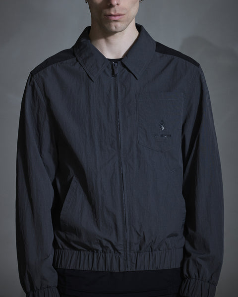 Elasticated Shirt - Smoke Grey