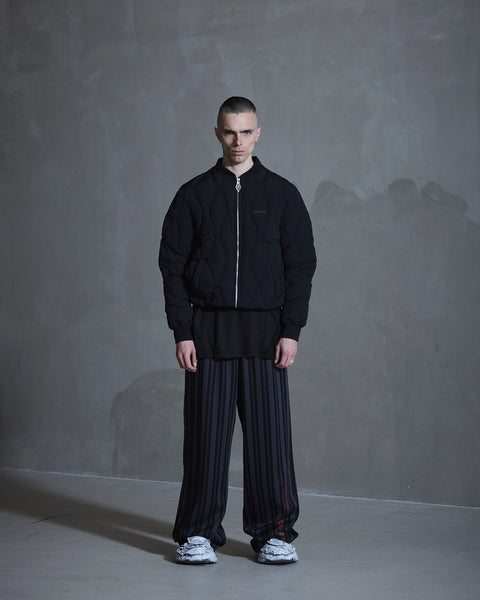 Diamond Padded Jacket - Black