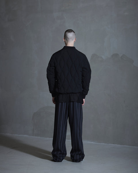 Diamond Padded Jacket - Black