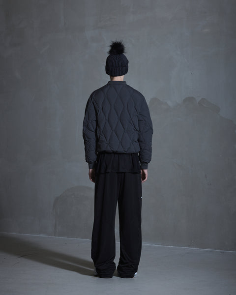 Diamond Padded Jacket - Smoke Grey
