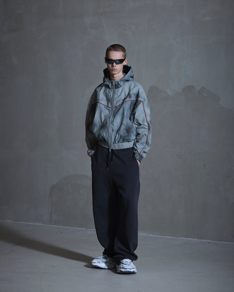 Track Dye Jacket - Smoke Grey