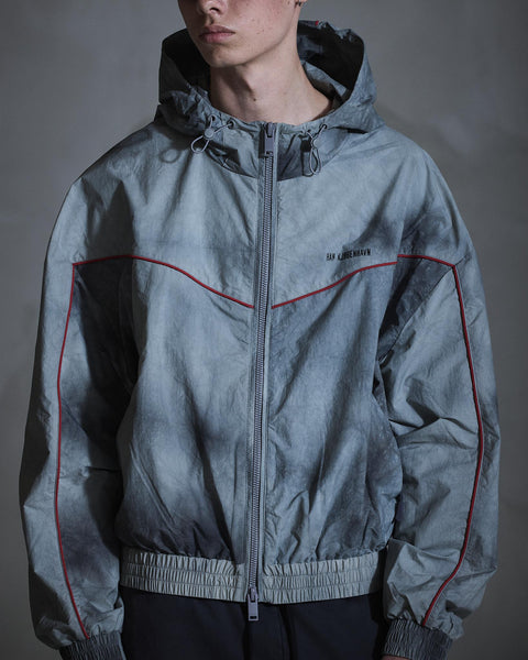 Track Dye Jacket - Smoke Grey