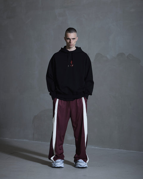 Diamond Loose Hoodie - Black