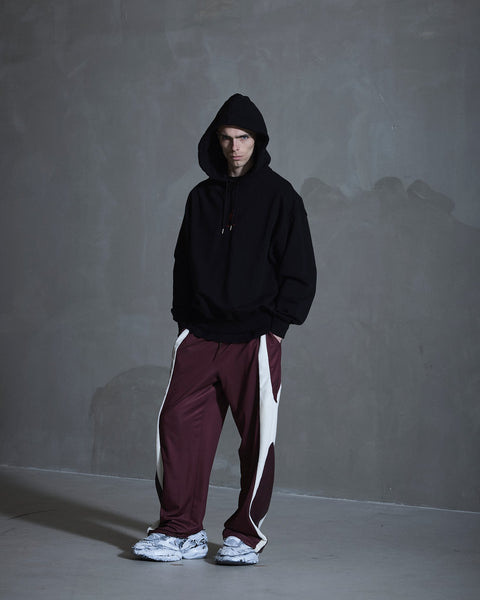 Diamond Loose Hoodie - Black