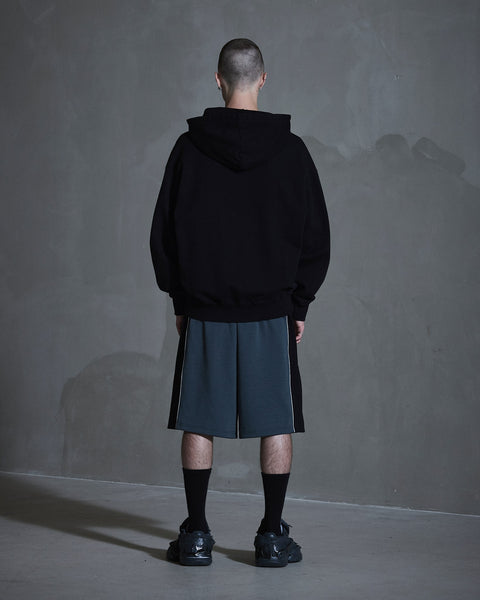 Diamond Loose Hoodie - Black/White