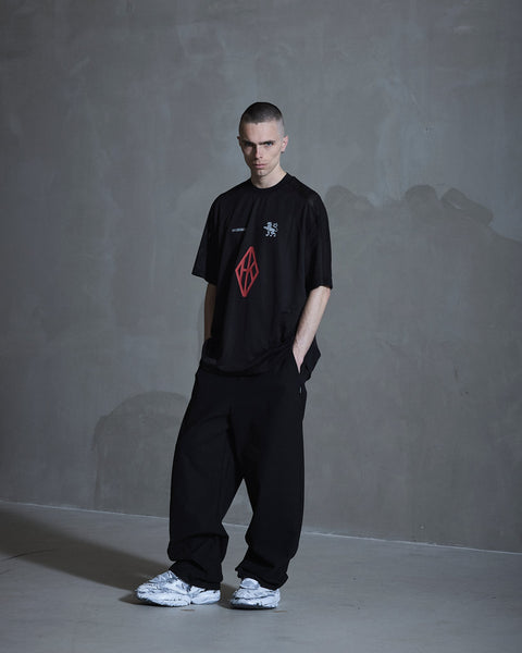 Diamond Football Tee - Black