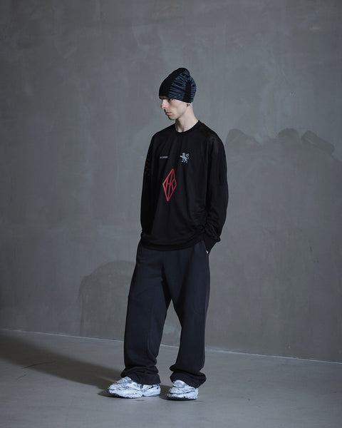 Diamond Football Long Sleeve - Black