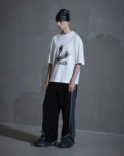 HK Swan Oversized Tee - Off White