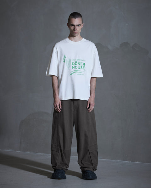Döner House Oversized Tee - Off White