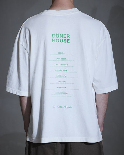 Döner House Oversized Tee - Off White