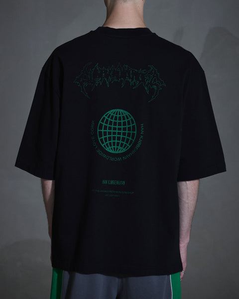 Love Corp Oversized Tee - Black