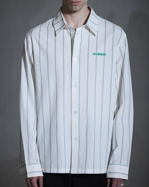 Retro Striped Shirt - Off White