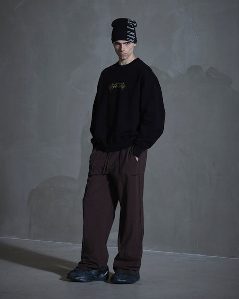 Love Corp Oversized Crewneck - Black