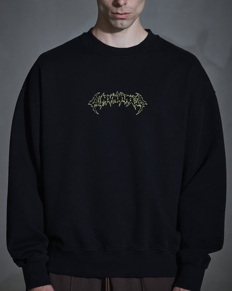 Love Corp Oversized Crewneck - Black