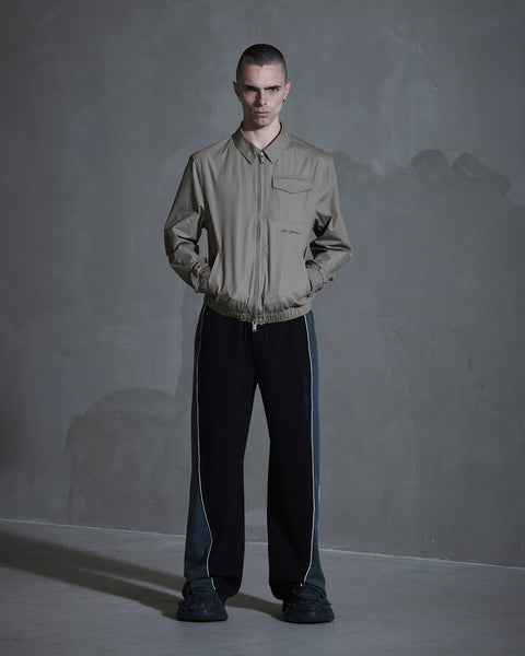 Script Shirt Jacket - Dusty Brown