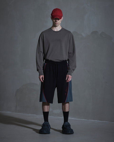 Technical Logo Shorts - Black/ Dark Grey