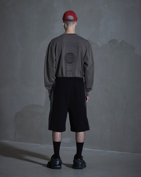 Technical Logo Shorts - Black/ Dark Grey