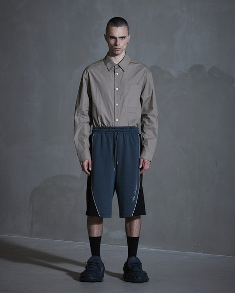 Technical Logo Shorts - Grey