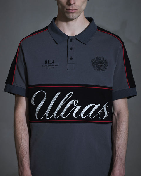 Logo Polo Tee - Dark Grey