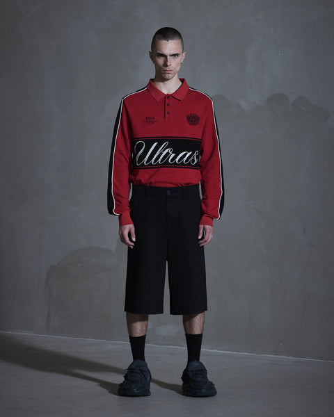 Washed Cotton Shorts - Black