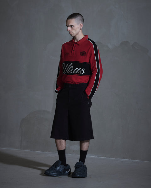 Washed Cotton Shorts - Black