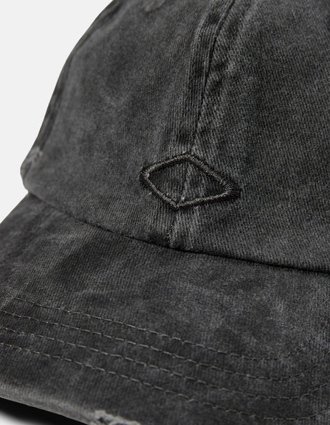 Distressed Diamond Cap - Black