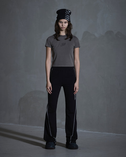 Monogram Mini Tee - Dusty Brown