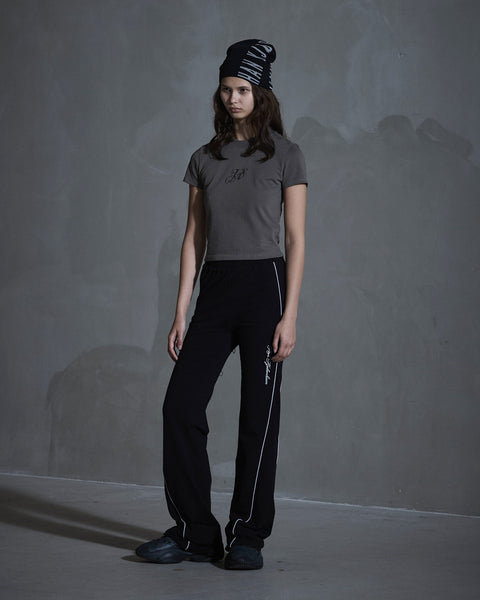 Monogram Mini Tee - Dusty Brown