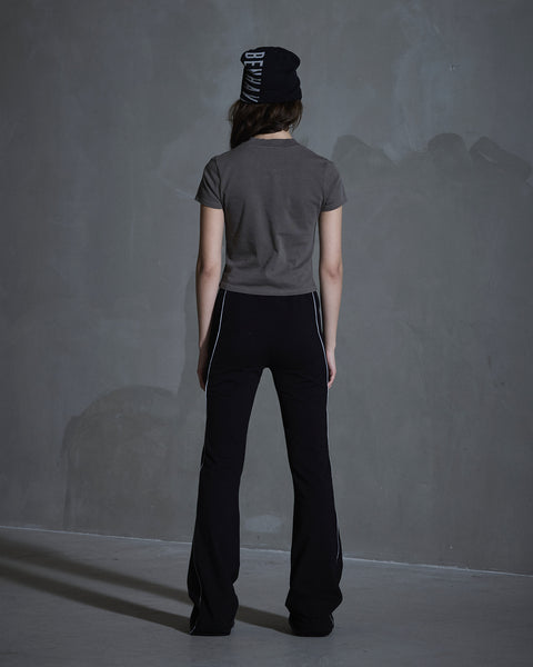 Monogram Mini Tee - Dusty Brown