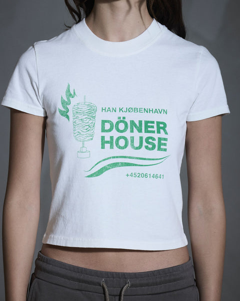 Döner House Mini Tee - Off White