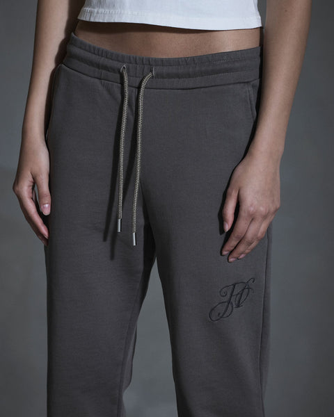 Monogram Jersey Trousers - Dusty Brown