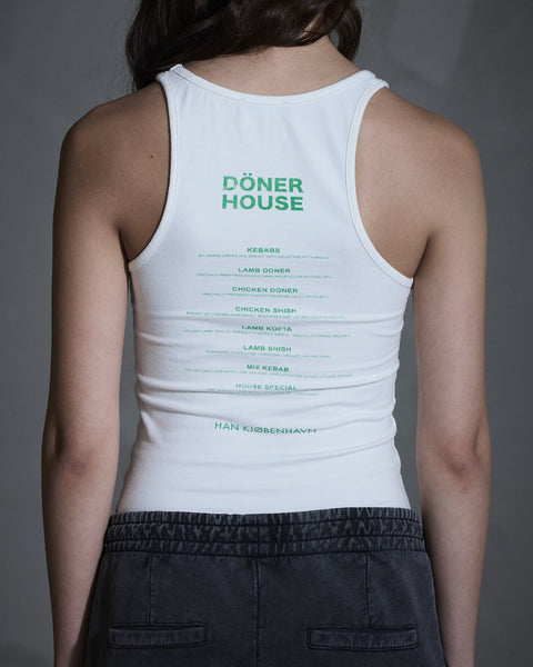 Döner House Tank Top - Off White