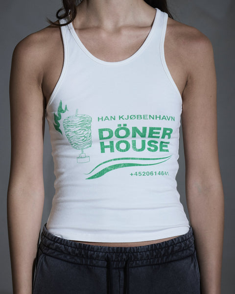 Döner House Tank Top - Off White