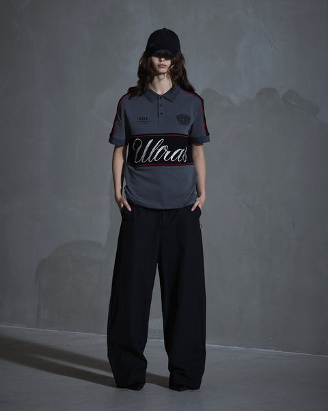 Logo Polo Tee - Dark Grey